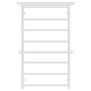 Полотенцесушитель водяной Laris Лавина 73208027БМ с полками П9 50x80см белый матовый